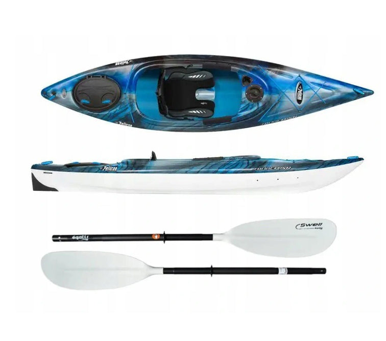 Package Kayak Sprint 100 XR by Pelican with paddle