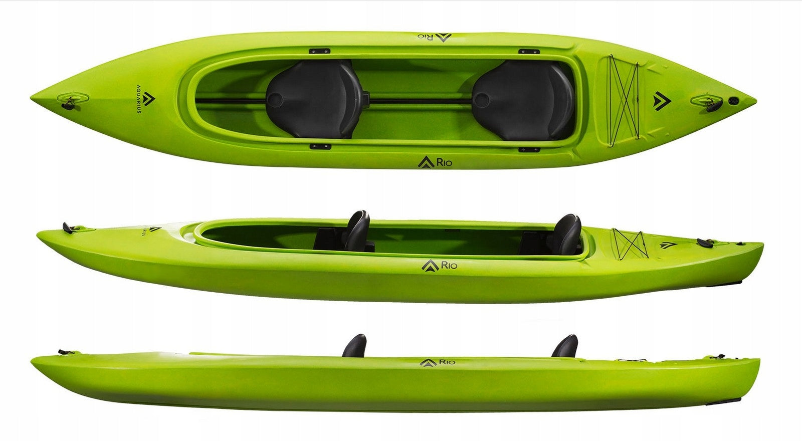 Package Polyethylene kayak Rio Aquarius lime Brand Aquarius