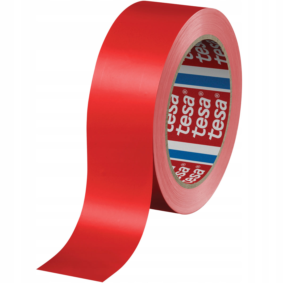 Packaging Adhesive Tape Tesa 60404 PVC SPVC Rubber 25mm x 66m Strong Red