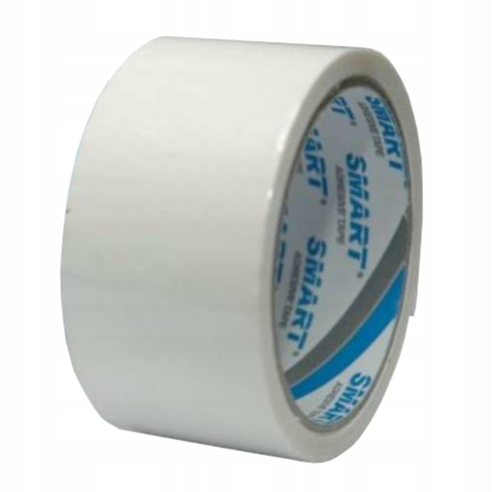 Packing Tape 48mm/60mb PVC Solvent Quiet Unwinding White