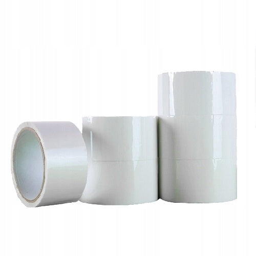 Packing Tape Adhesive 48mm/45m White Strong 6pcs