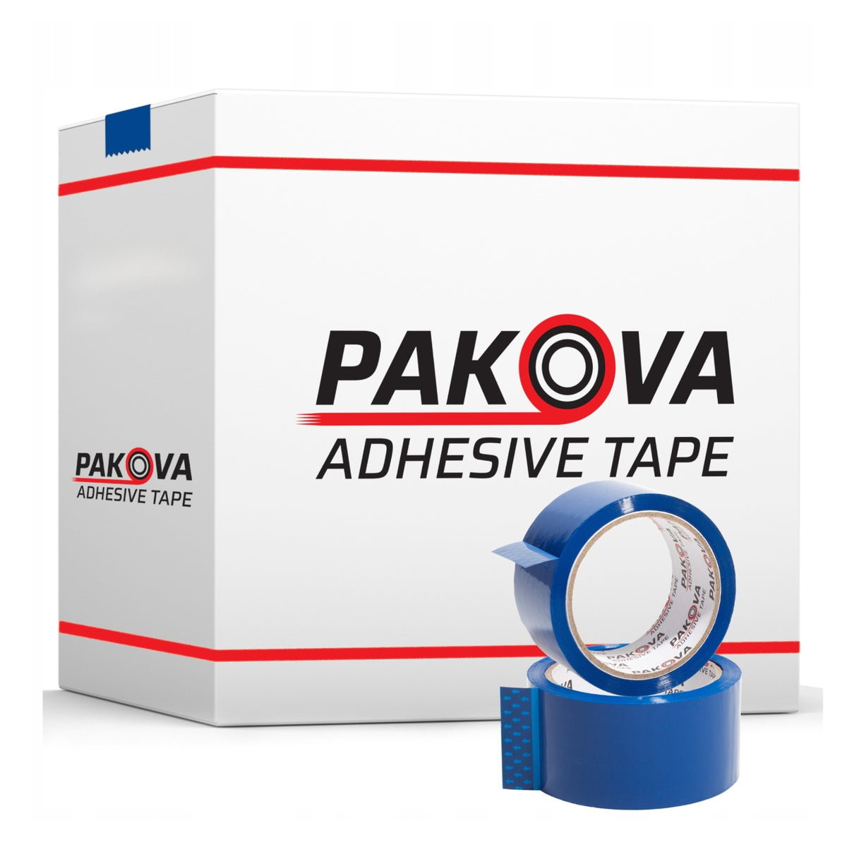 Packing Tape BLUE 48/100y Adhesive Solid 6x6 Carton 36pcs