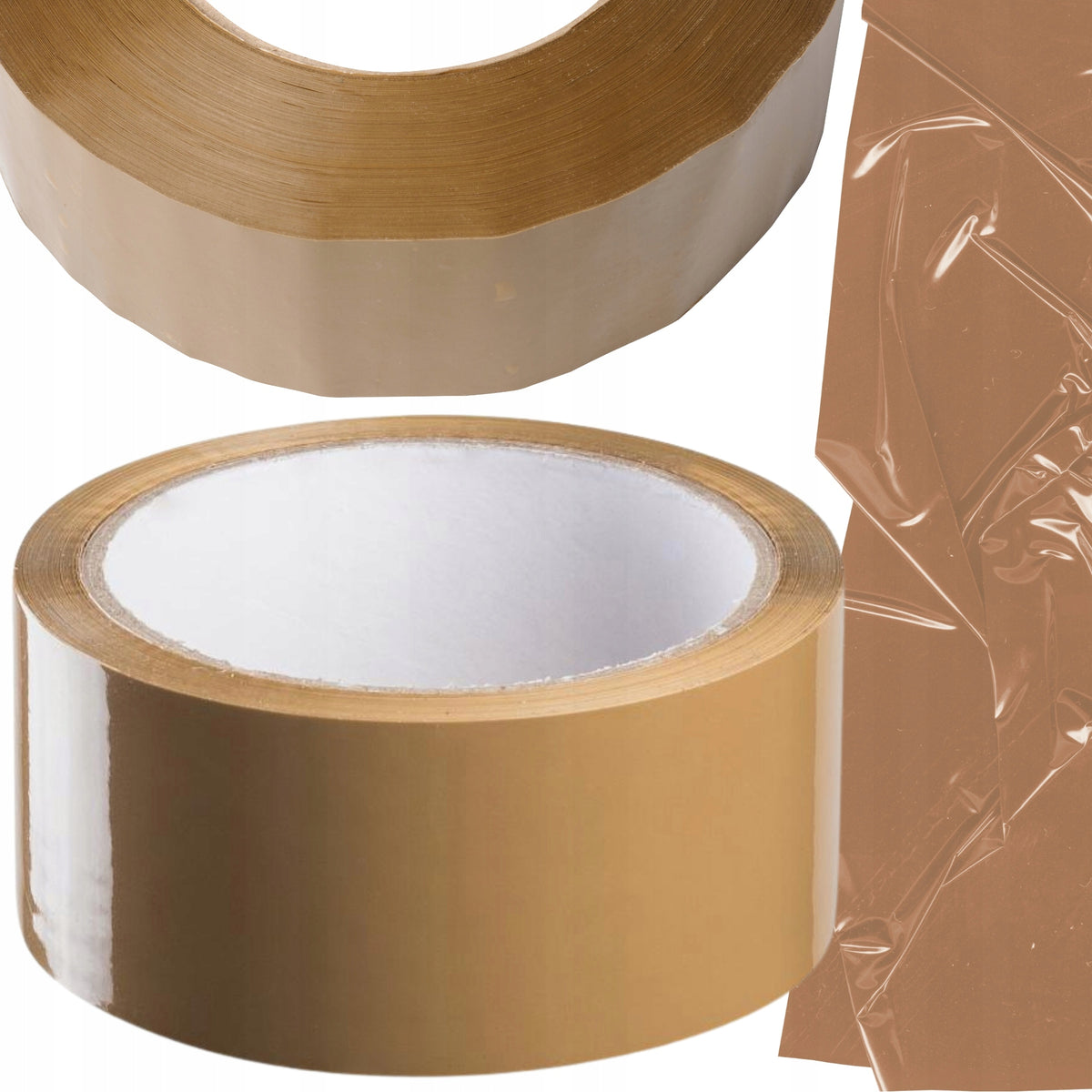 Packing Tape Brown Adhesive 48mm 100 Strong Durable Long For Packing