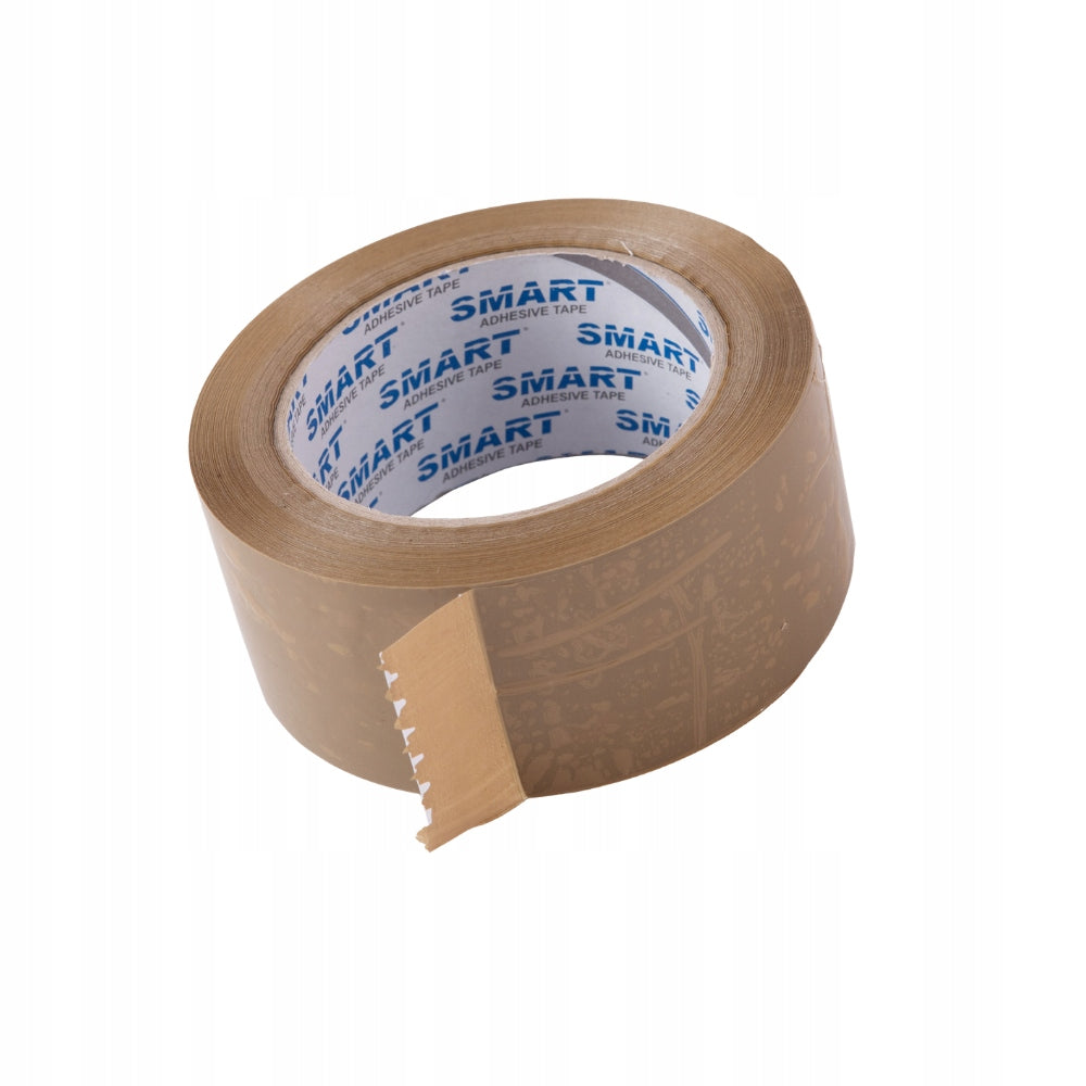 Packing Tape Brown SMART Solvent 48mm 132y 120m Bronze Carton 36 Pcs Packaging status original
