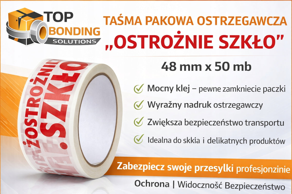 Packing Tape Carefully Glass 48mm/50mb