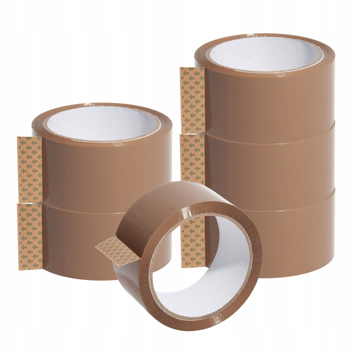 Packing Tape NN 48/60 BROWN Adhesive 6pcs