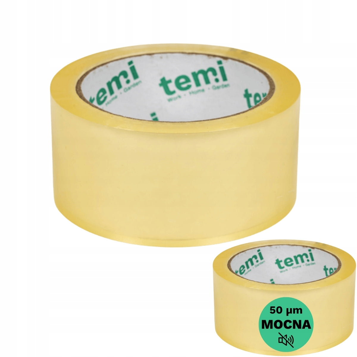 Packing Tape Quiet Winding STRONG Transparent 48mm x 60m STRONG up to 50µm
