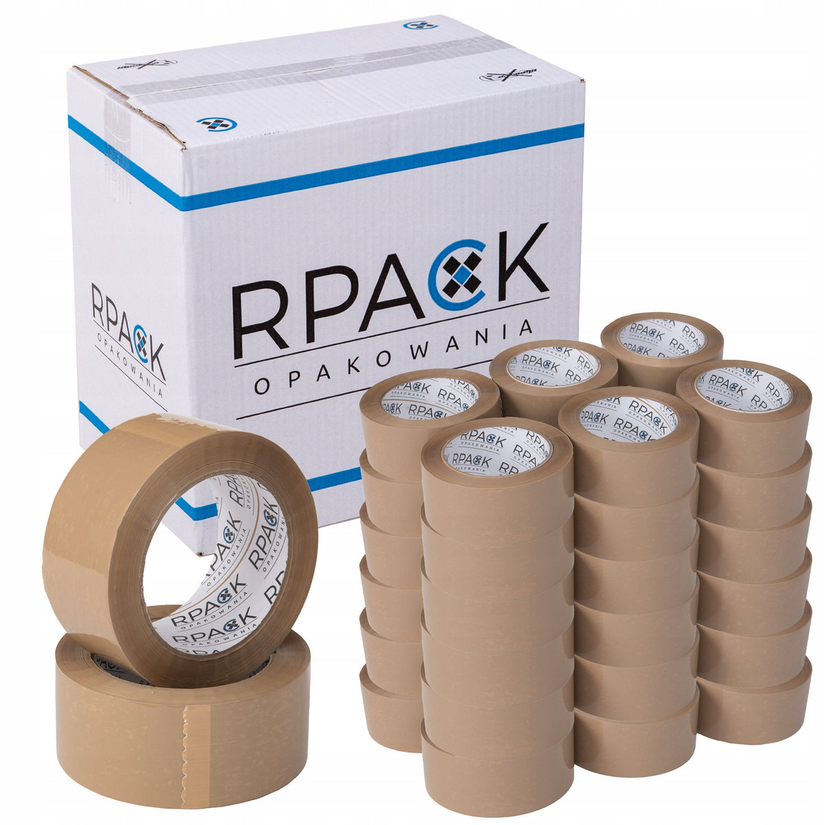 Packing Tape SOLVENT Brown 48mm x 132y Strong Adhesive RPACK 1 Pack Packaging status original