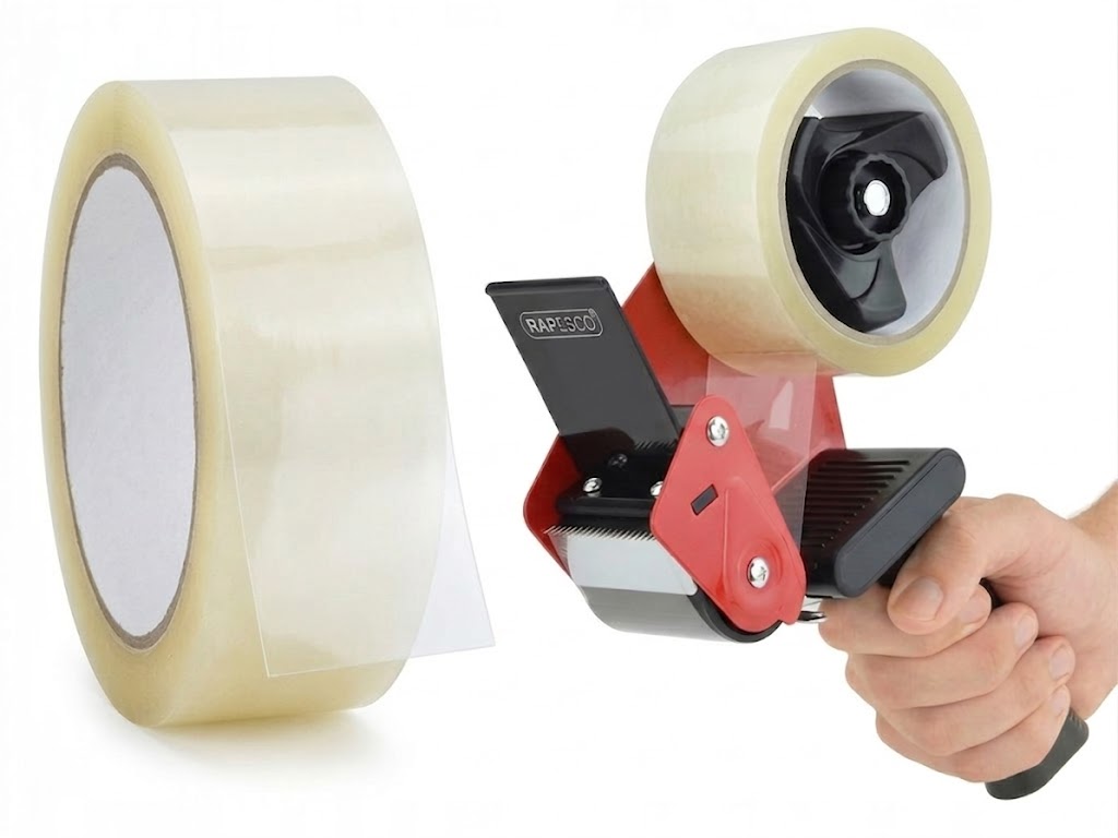 Packing Tape Transparent Colorless 48/100y 90m Acrylic ULFUR Packaging status original