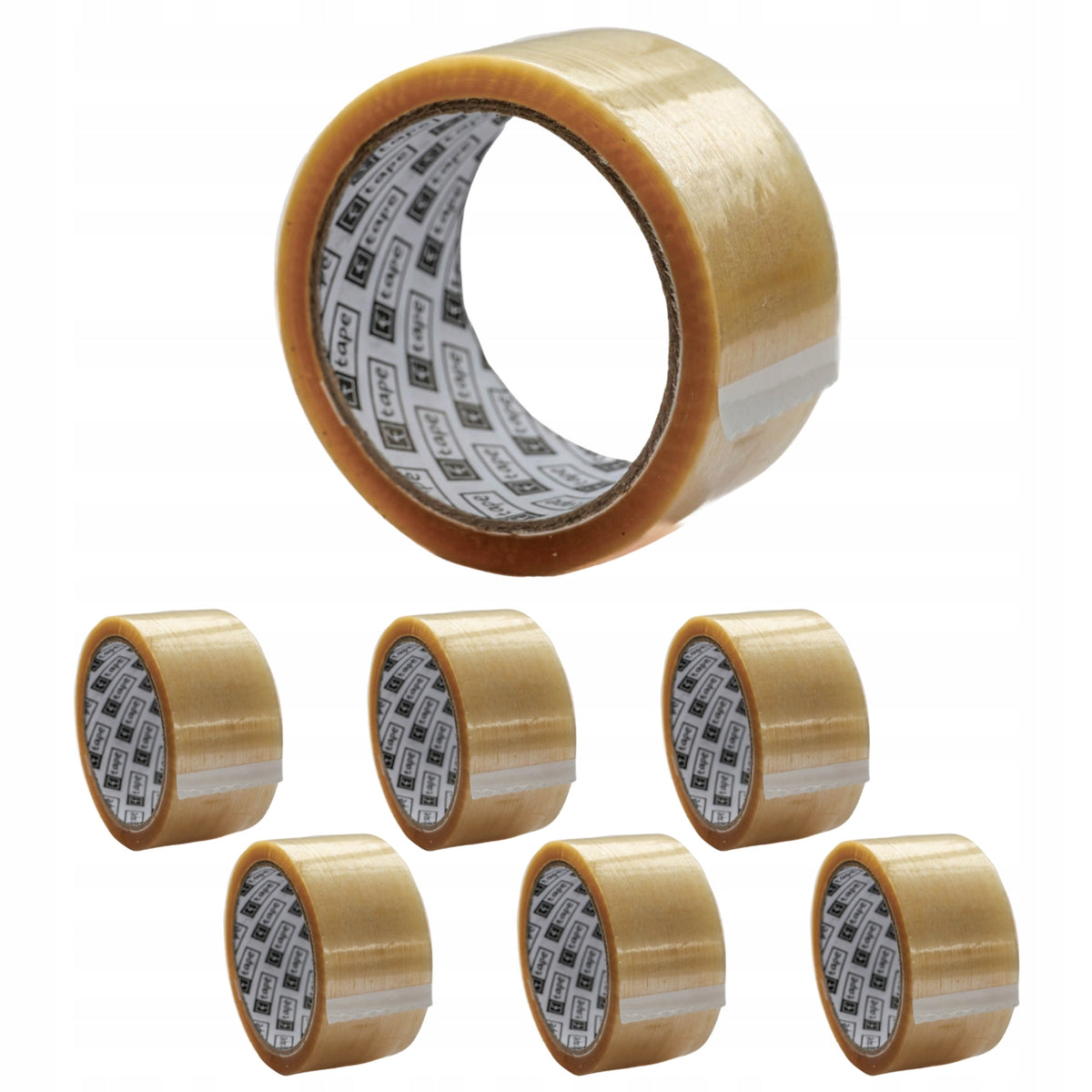 Packing Tape Transparent F-Tape 48/60y 6 pcs.