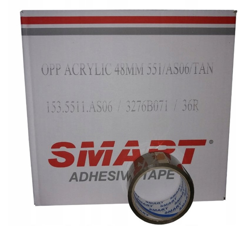 Packing adhesive tape SMART brown acrylic Brand Smart