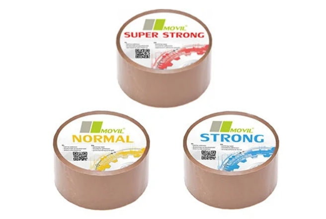 Packing tape 48/66y SOLVENT RUBBER TRANSPARENT 36pcs Width 48 mm