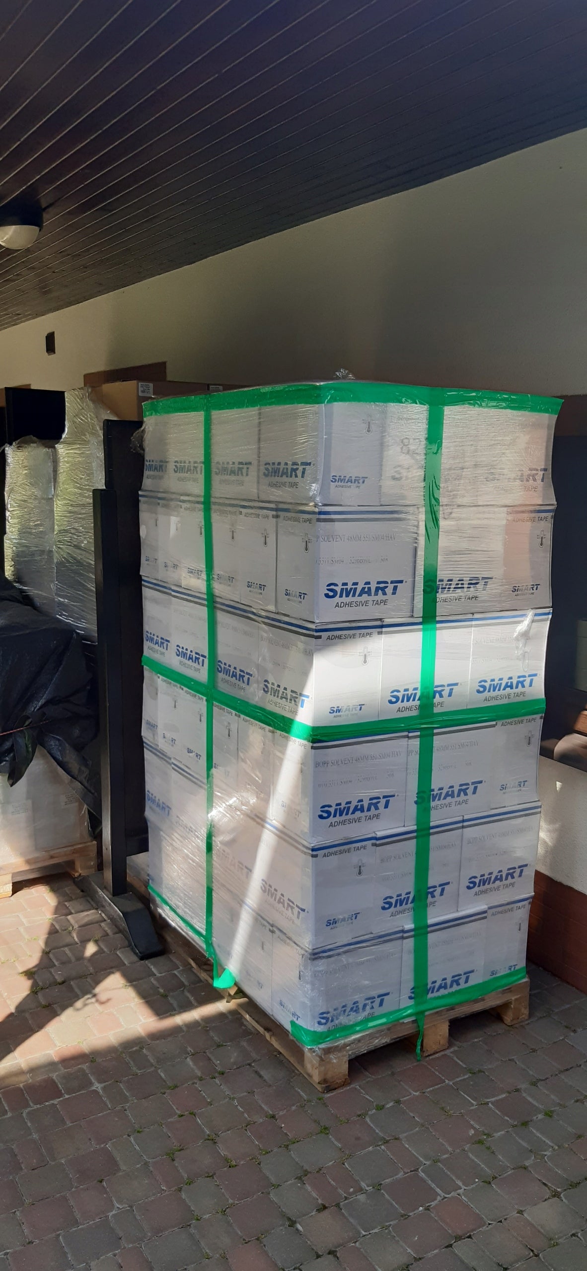 Packing tape 48x50 SMART strong rubber 48mm / 50y solvent white 36 rolls Brand Smart