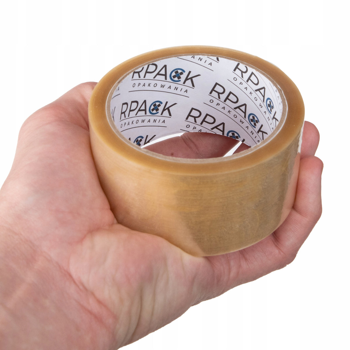 Packing tape 48x66y transparent rubber 48/60m SOLVENT 1 pc