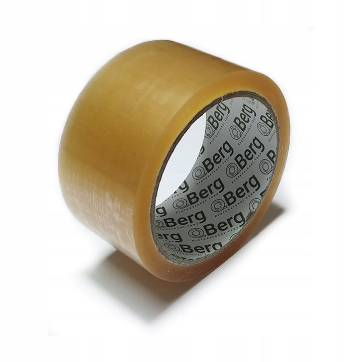 Packing tape BERG 48/60m (66y) transparent solvent - 1 piece