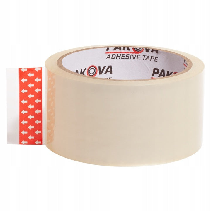 Packing tape Pakova transparent width 48 mm length 60 m 1 pc. Width 48 mm
