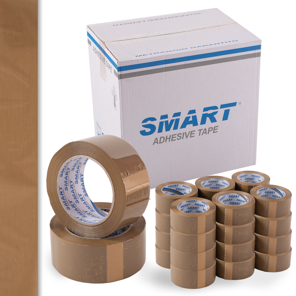Packing tape SMART 48x120,7m, brown, brown 48/132y 24pcs.