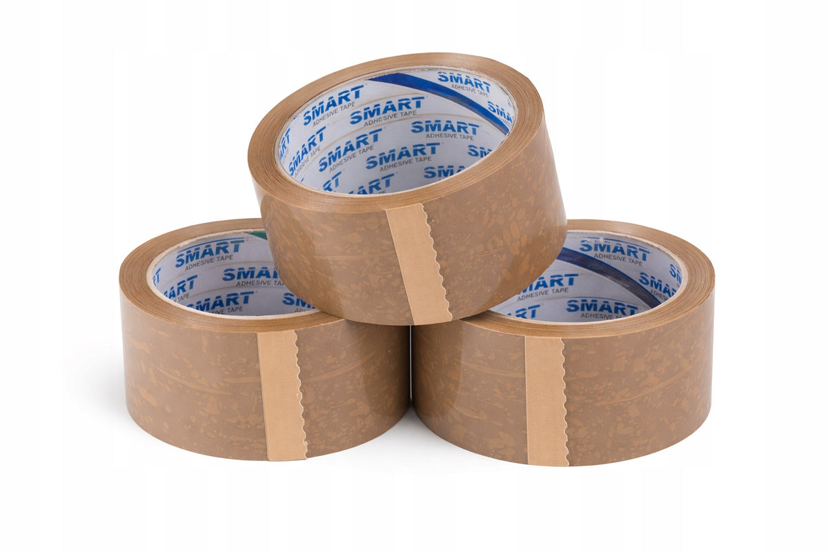 Packing tape SMART 48x120,7m, brown, brown 48/132y 3pcs.