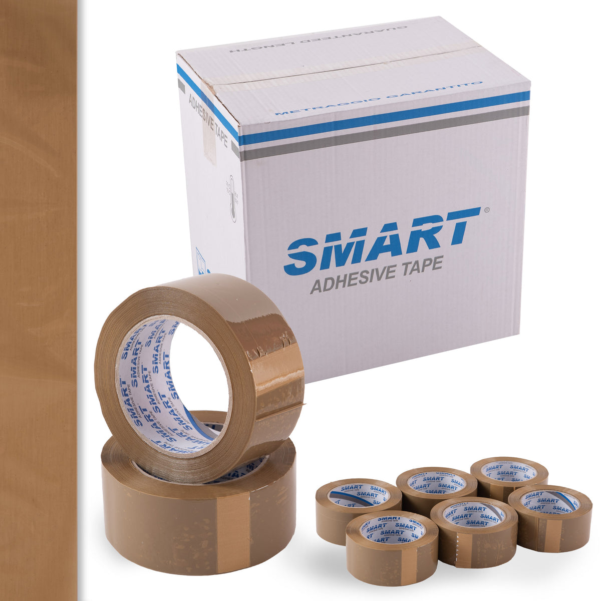 Packing tape SMART 48x120,7m, brown, brown 48/132y 6pcs.