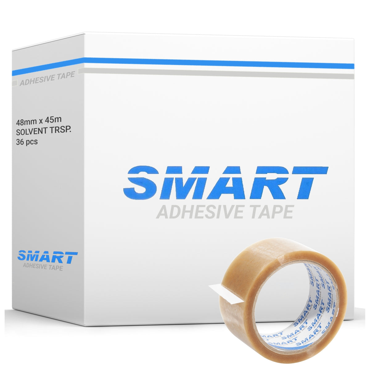 Packing tape SMART SOLVENT 48/50 TRANSPARENT 36pcs