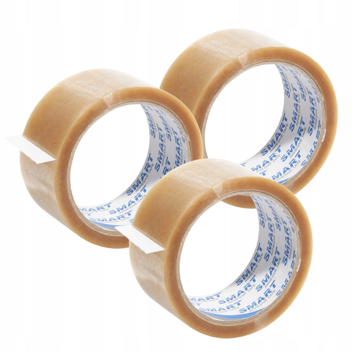 Packing tape SMART SOLVENT 48/66 TRANSPARENT 3pcs