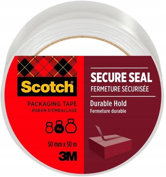 Packing tape Scotch Secure Seal, 50mmx50m