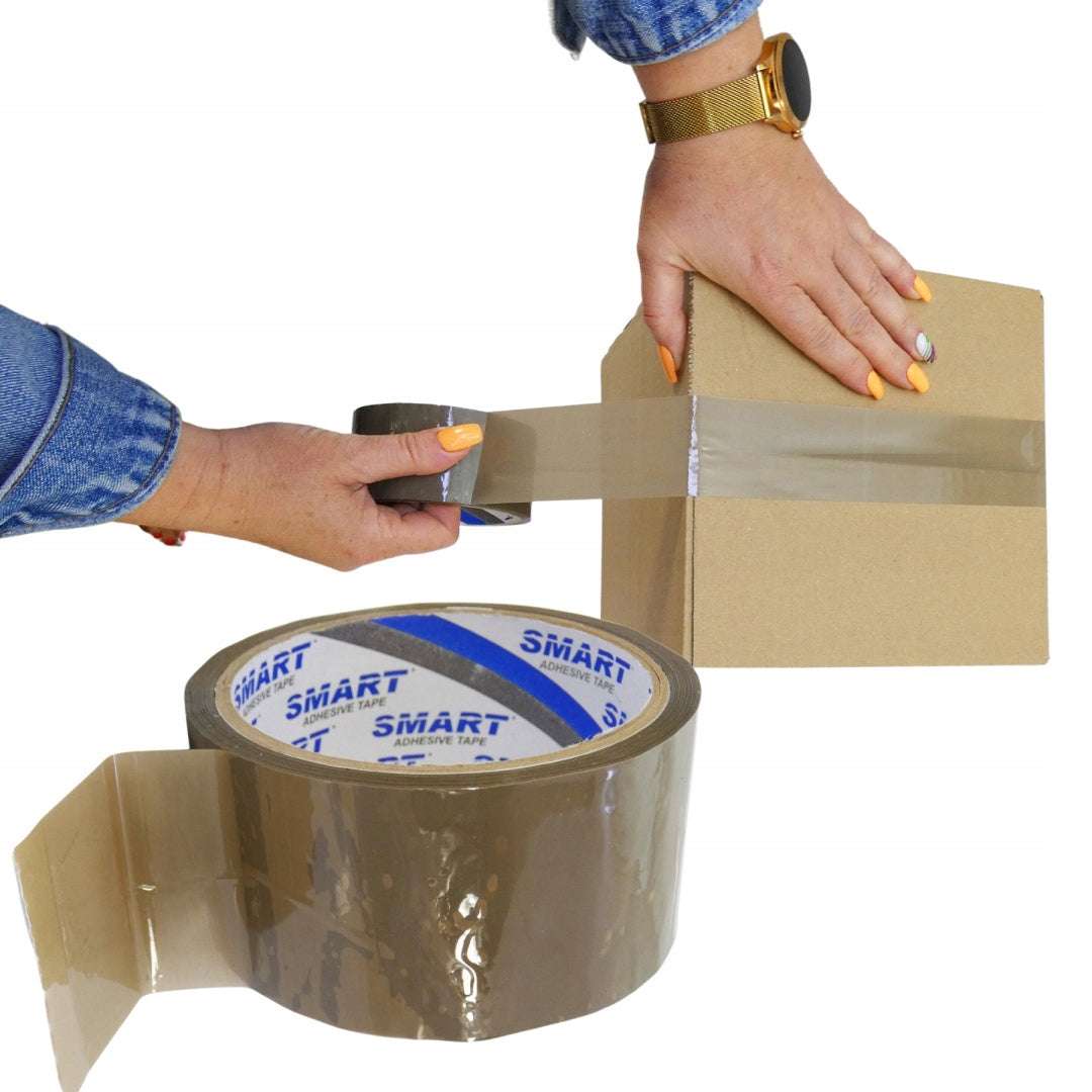 Packing tape Smart brown 60y/54m brown 6pcs acrylic Width 48 mm