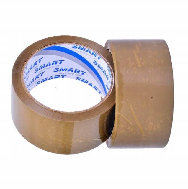 Packing tape Smart brown 60y/54m brown 6pcs acrylic