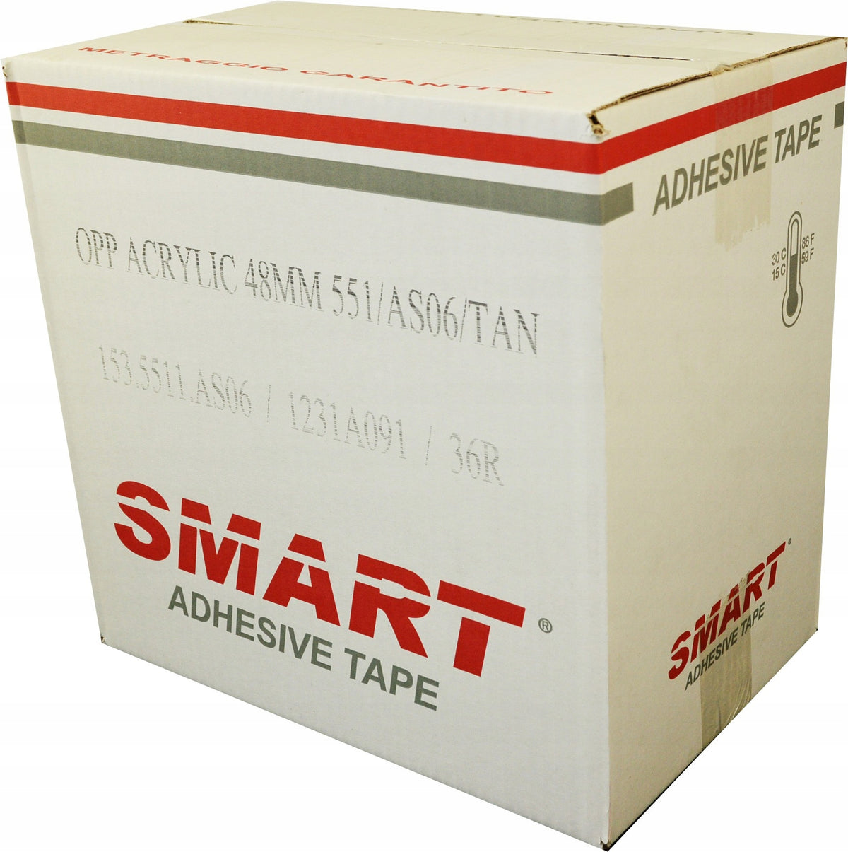 Packing tape Smart colourless width 48 mm length 50 m 6 pcs. Brand Smart
