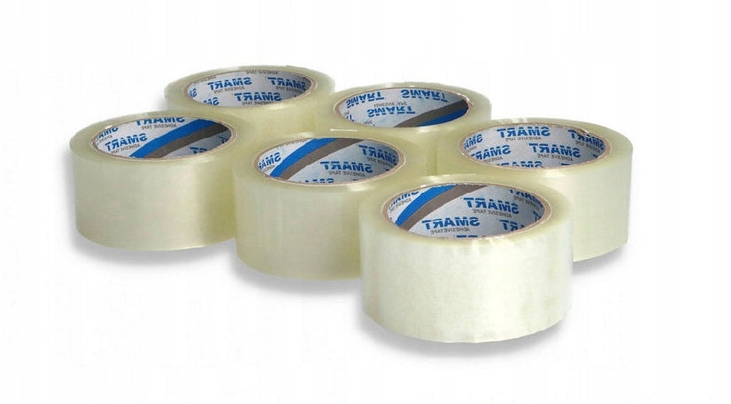 Packing tape Smart colourless width 48 mm length 66 m 6 pcs.