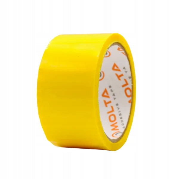 Packing tape YELLOW 48x50 solventa MOLTA
