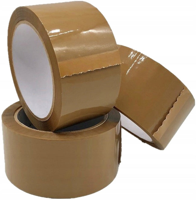 Packing tape acrylic brown 48/50 6pcs