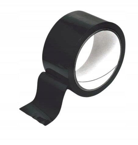 Packing tape black rubber 48 mm strong 50m 1pc.