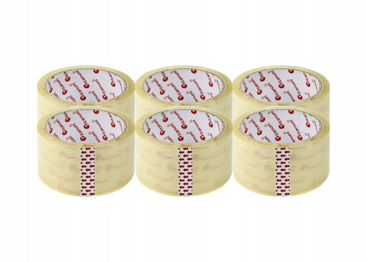 Packing tape large 48/50 Titanum Transparent Width 48 mm