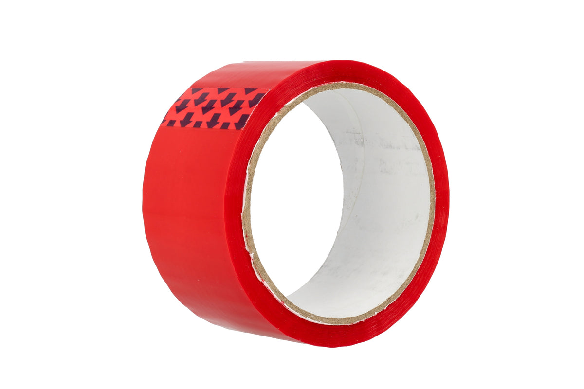 Packing tape red acrylic 48x45m
