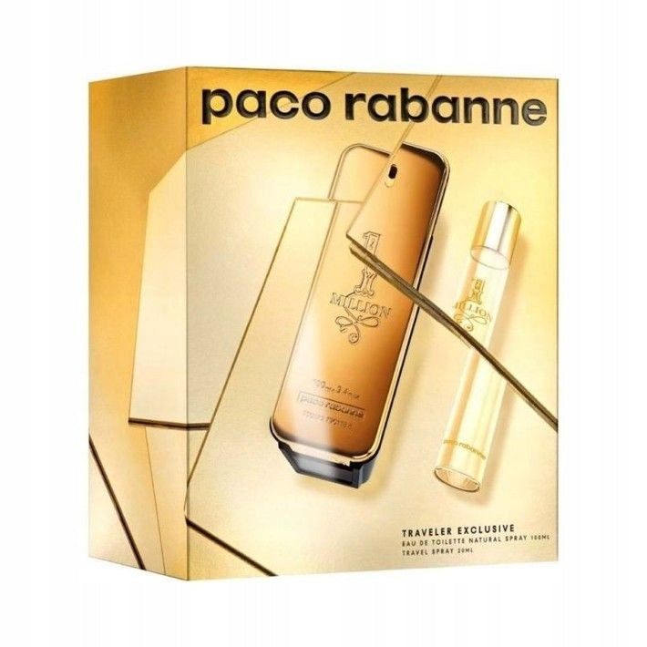 Paco Rabanne 1 Million 100ml eau de toilette + 20ml eau de toilette Set