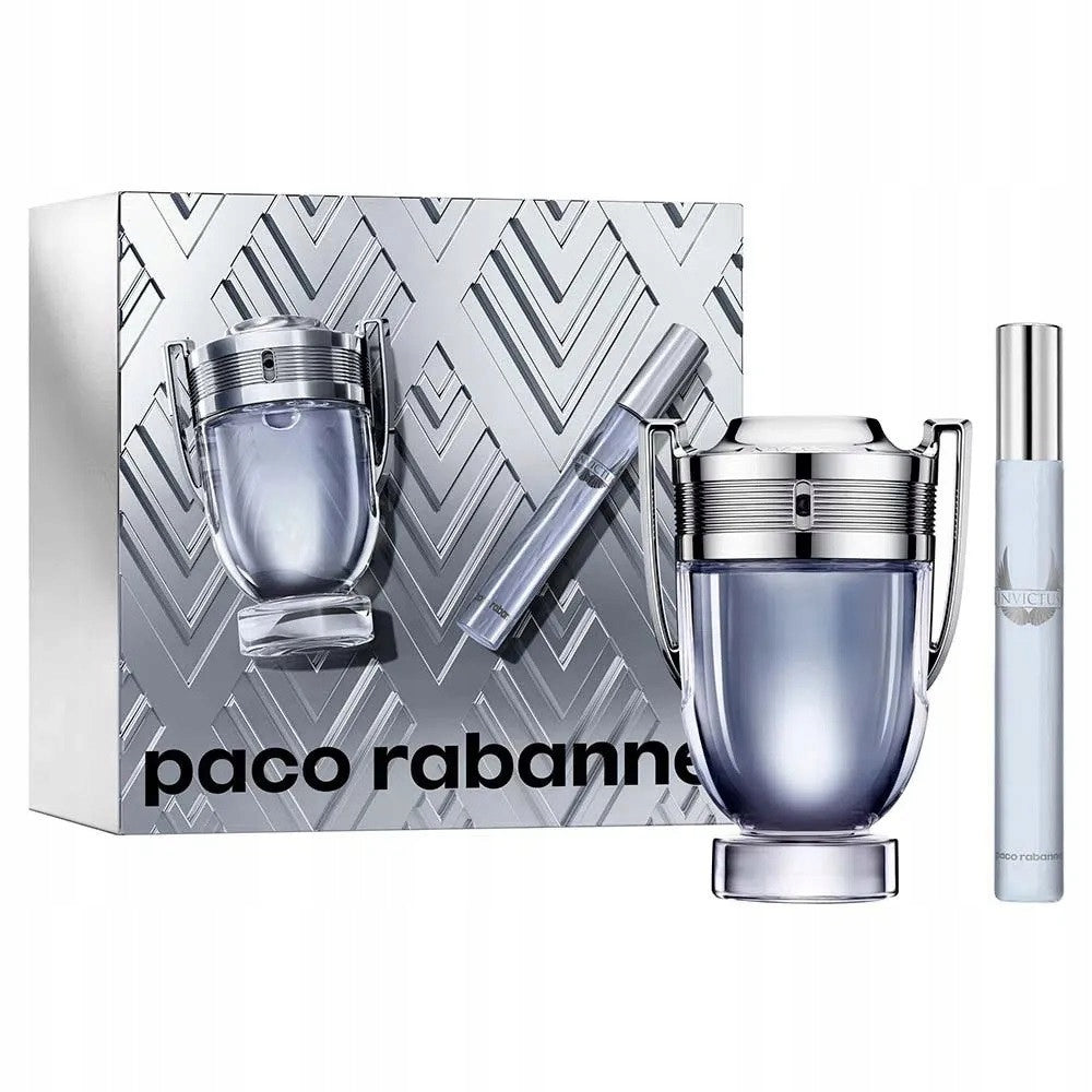 Paco Rabanne Invictus set eau de toilette spray 100ml + eau de toilette sp