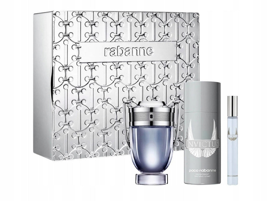 Paco Rabanne Invictus set for men eau de toilette 100 ml