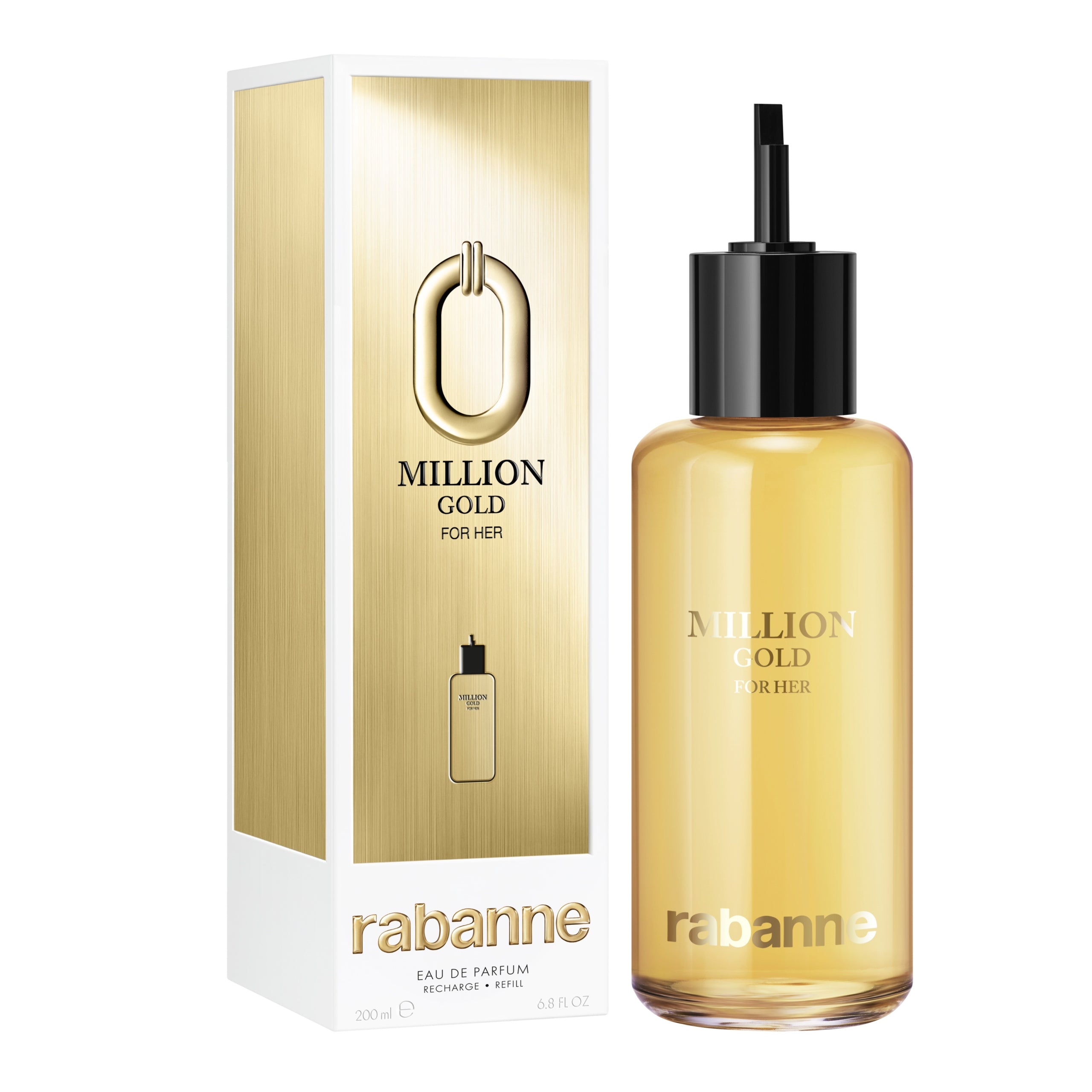 Paco Rabanne Million Gold For Her Refill 200ml EDP Perfumed Water