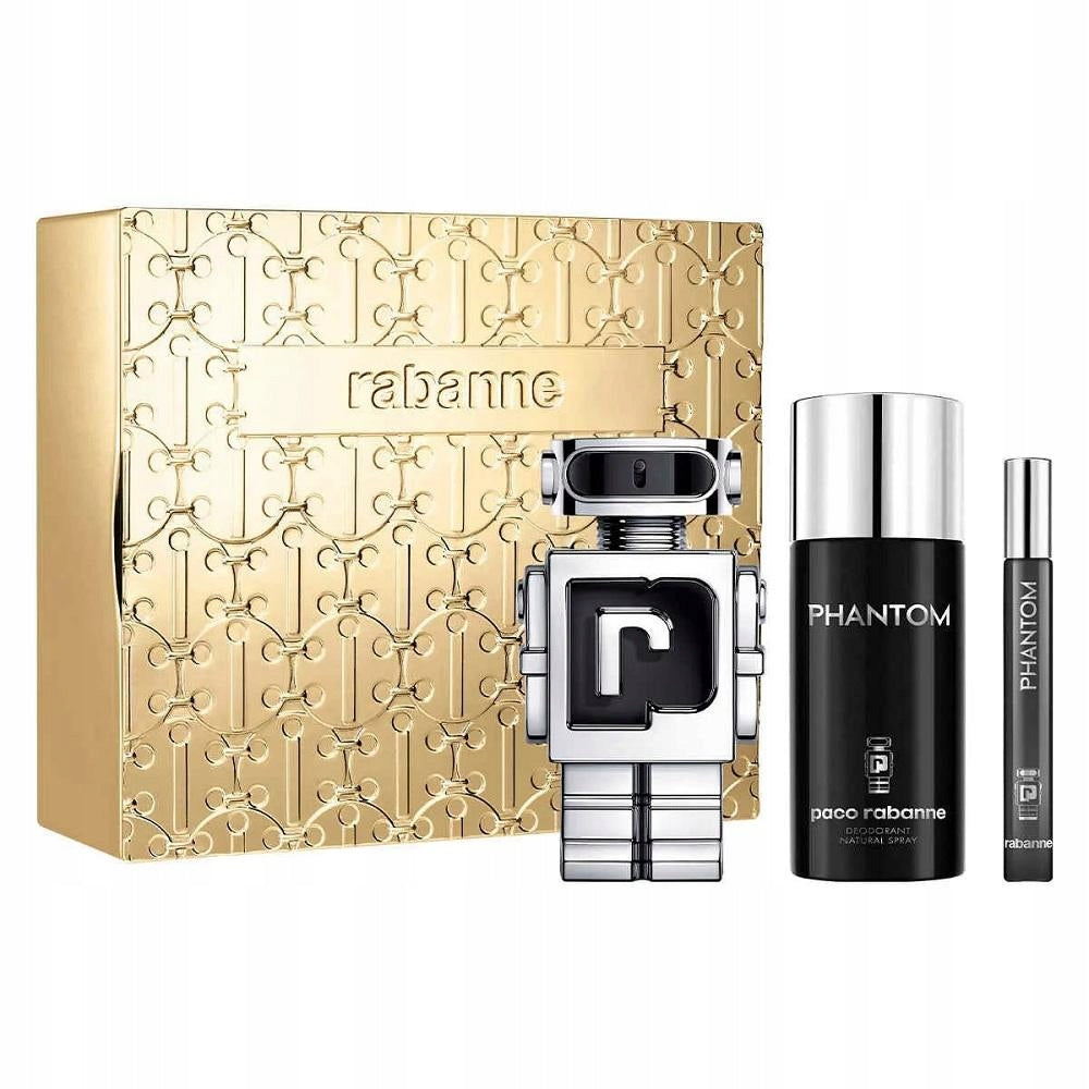 Paco Rabanne Phantom set eau de toilette spray 100ml and 10ml + DEO 150ml
