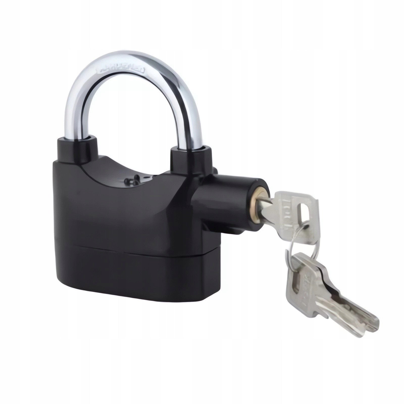 Padlock with alarm 110 dB loud alarm lock motor bike for garage gate Weight 1 g