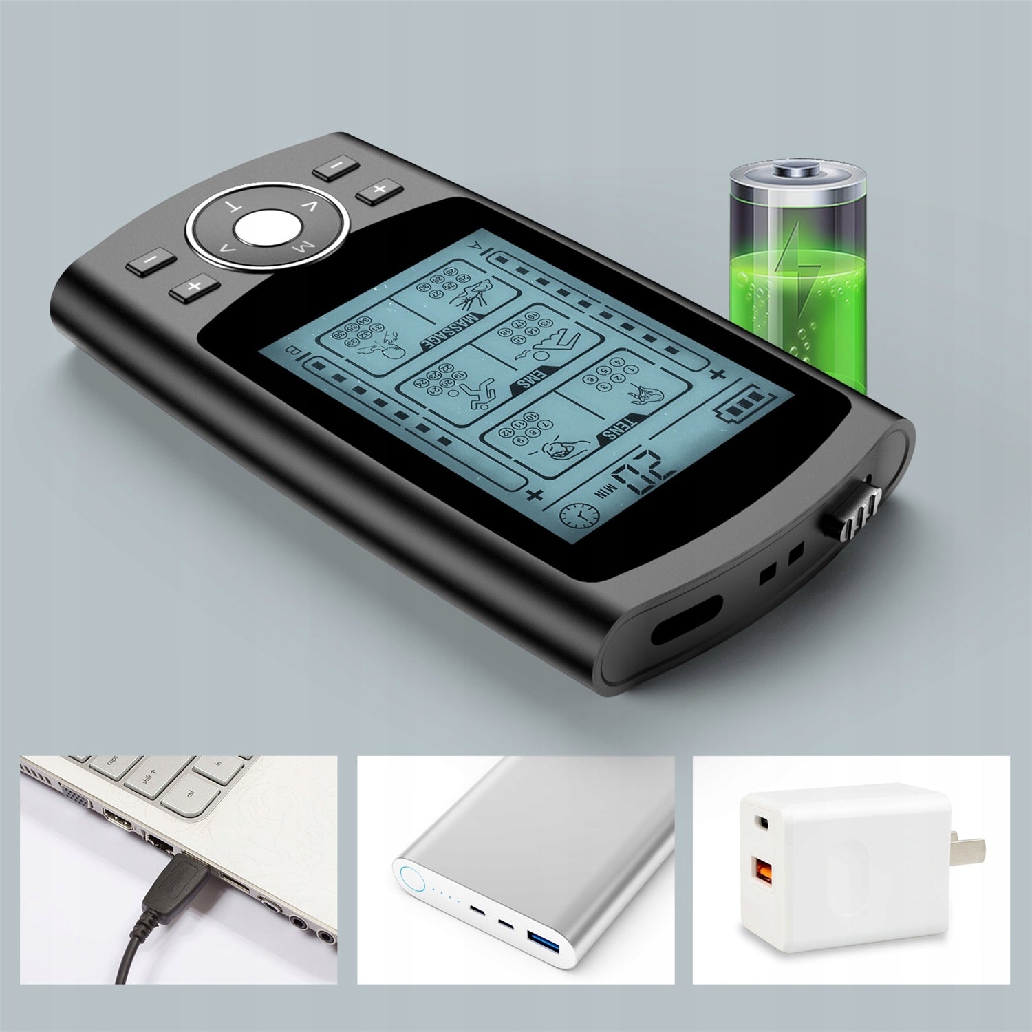 Pain Therapy Device, Current Stimulating Device, Birth Simulator Packaging status original
