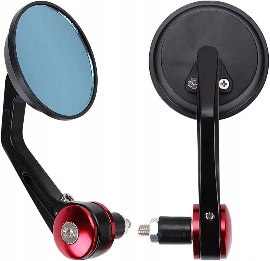 Pair of 7/8'' Universal Side Mirror Color white