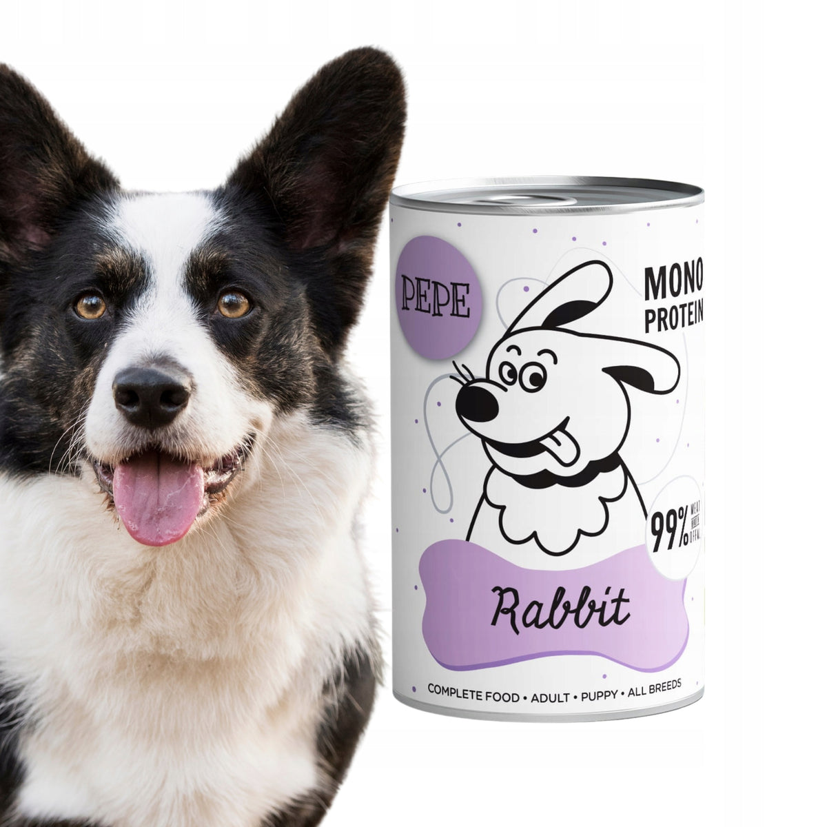 Paka Animal Wet Food PEPE Rabbit rabbit 400g