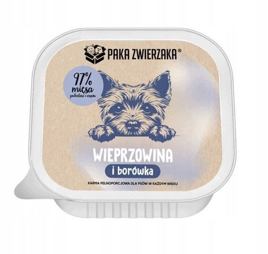 Paka Zwierzaka Pork with Blueberry (tray) 150g