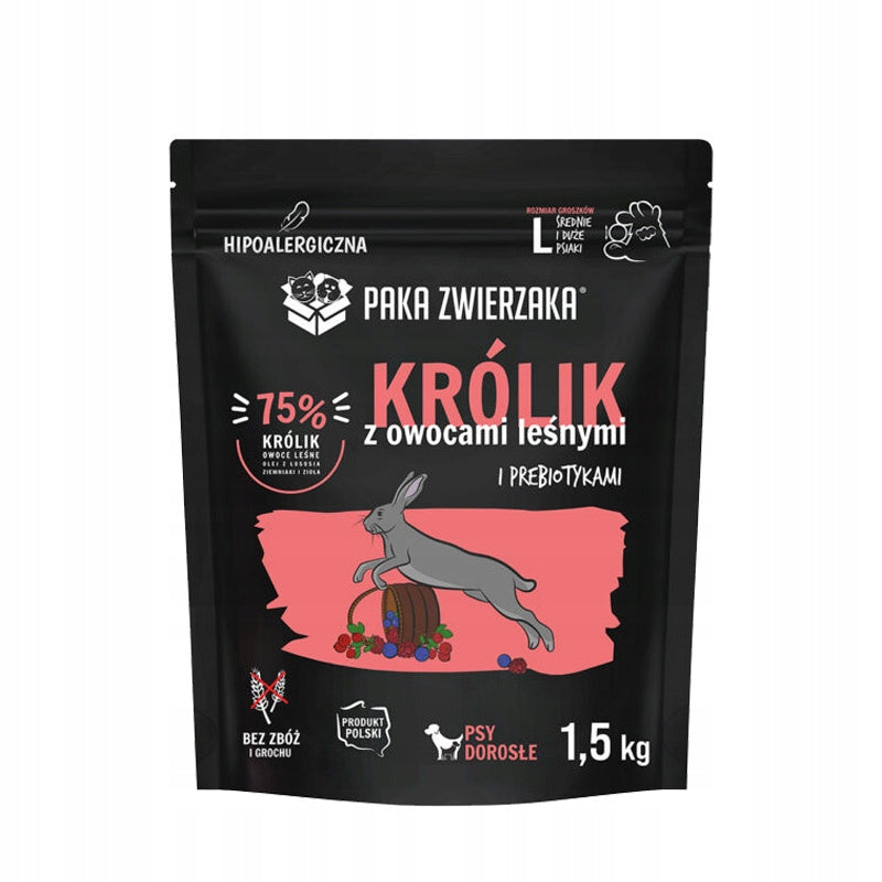Paka Zwierzaka Seventh Heaven Rabbit Dry Dog Food 1,5 kg