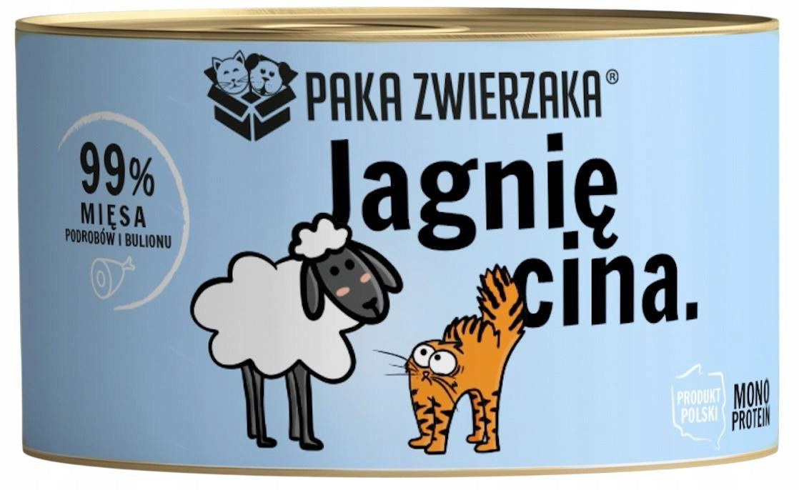 Paka Zwierzaka Wet Cat Food Monoprotein Lamb 200g