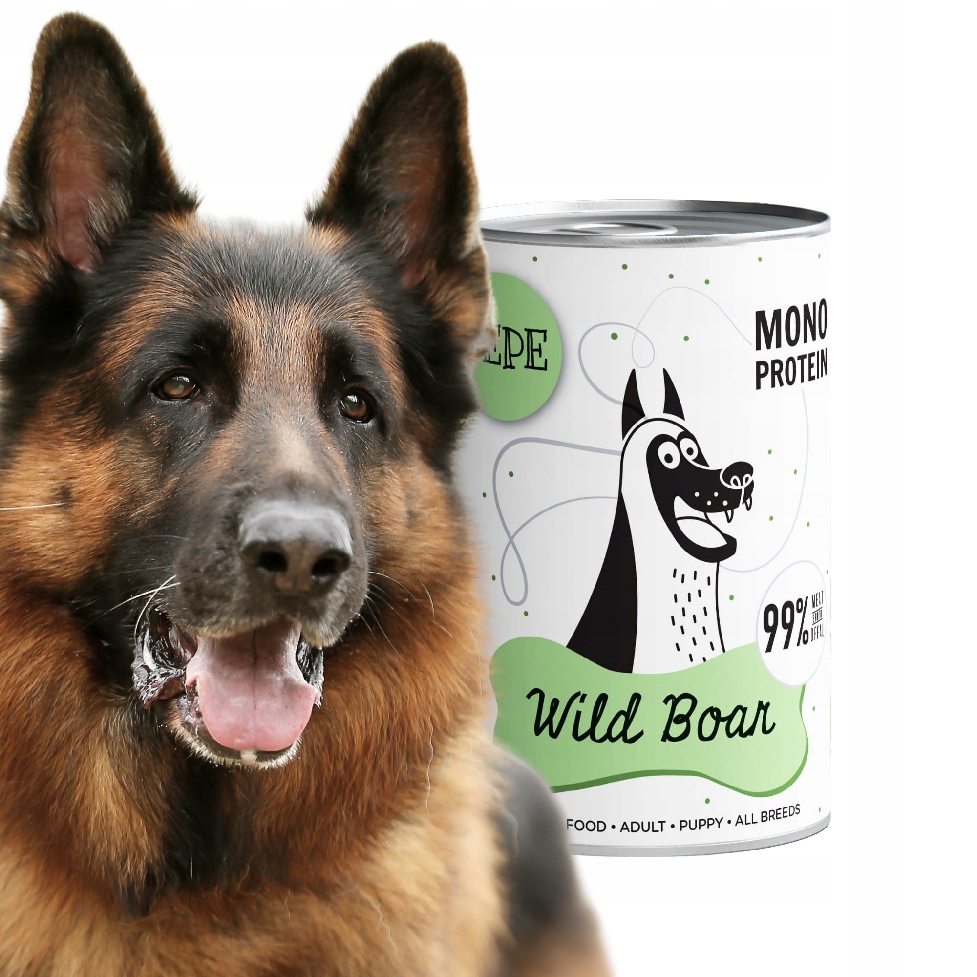 Paka Zwierzaka Wet Food PEPE Wild Boar (wild boar) 400g