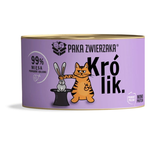 Paka Zwierzaka Wet food CAT Rabbit 200g