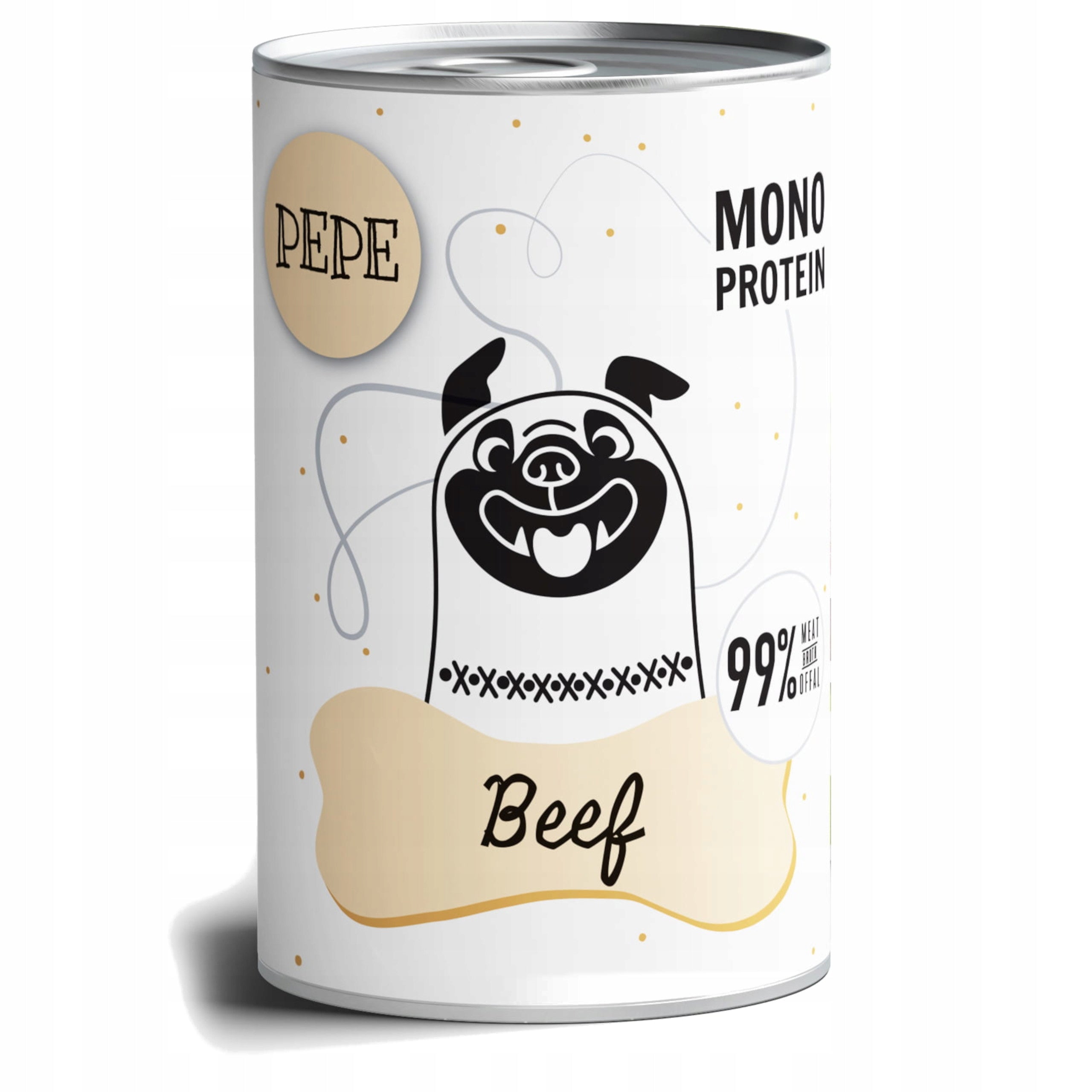 Paka Zwierzaka food PEPE beef BEEF 12x400g Brand Pepe